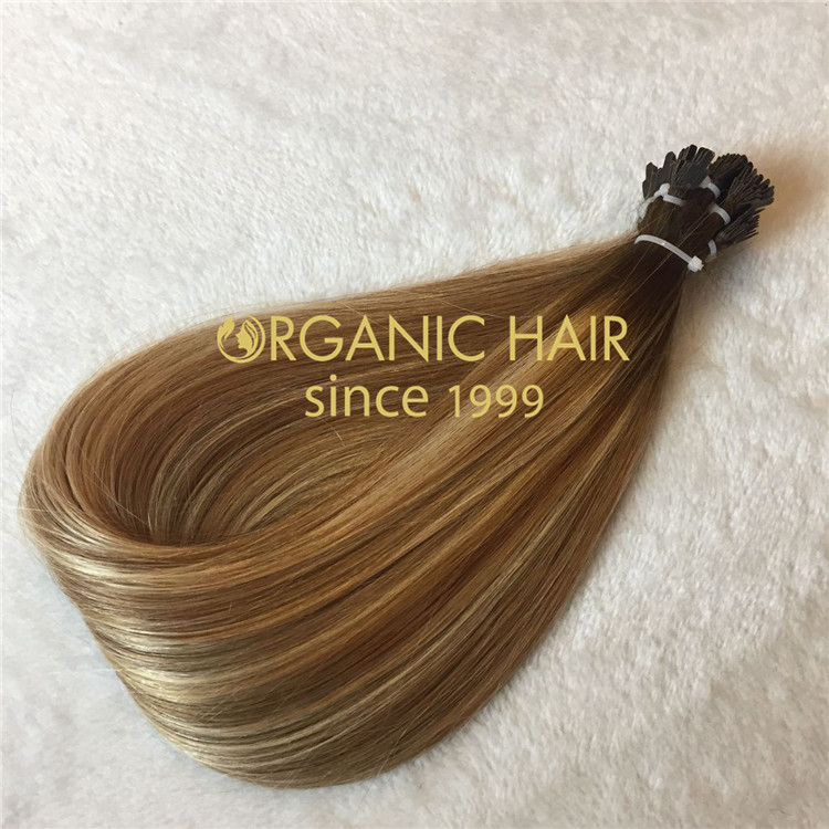 High quality human hair extensions--Ultra tip/Y tip/Fan tip hair extensions C17